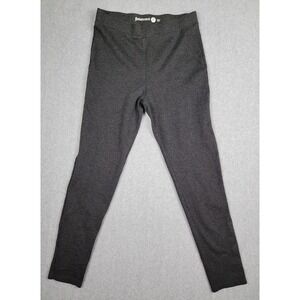 Betabrand Size M Gray Dress Pant Yoga Pants Skinny Stretchy Pull-On W0490-CH